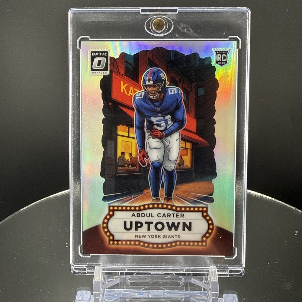 2025 Panini Donruss Optic Abdul Carter Uptown Rookie Prizm #1 New York Giants